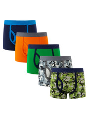 5pcs Boys Dinosaur Boxer Briefs Cotton Underpants