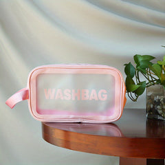 Waterproof PVC Wash Bag Portable Cosmetic Storage Bag for Travel