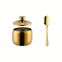 2pcs Stainless Steel Seasoning Jar Set for Back to School
