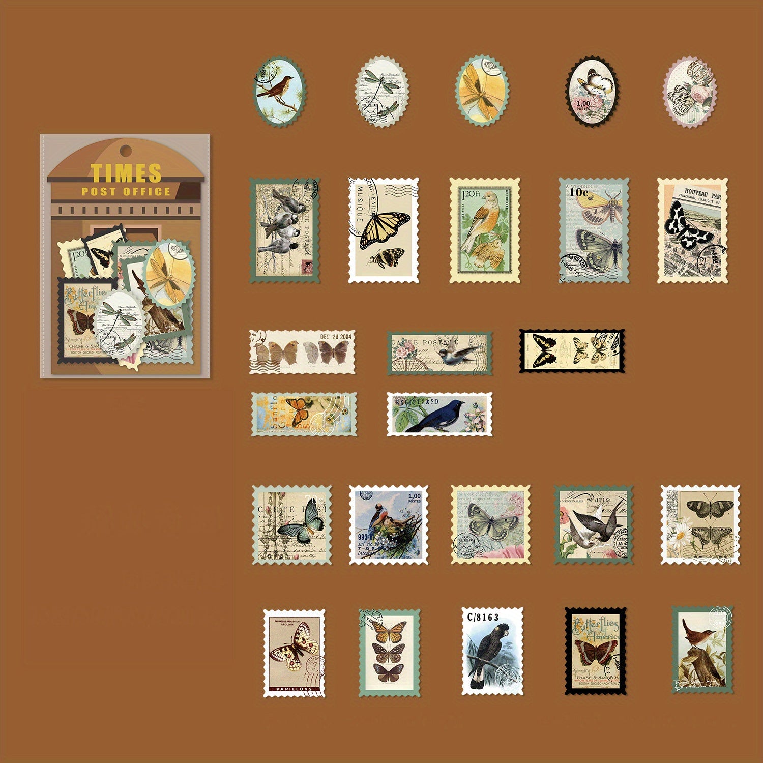 300pcs Decorative Sticker DIY Stamp Album Decoration