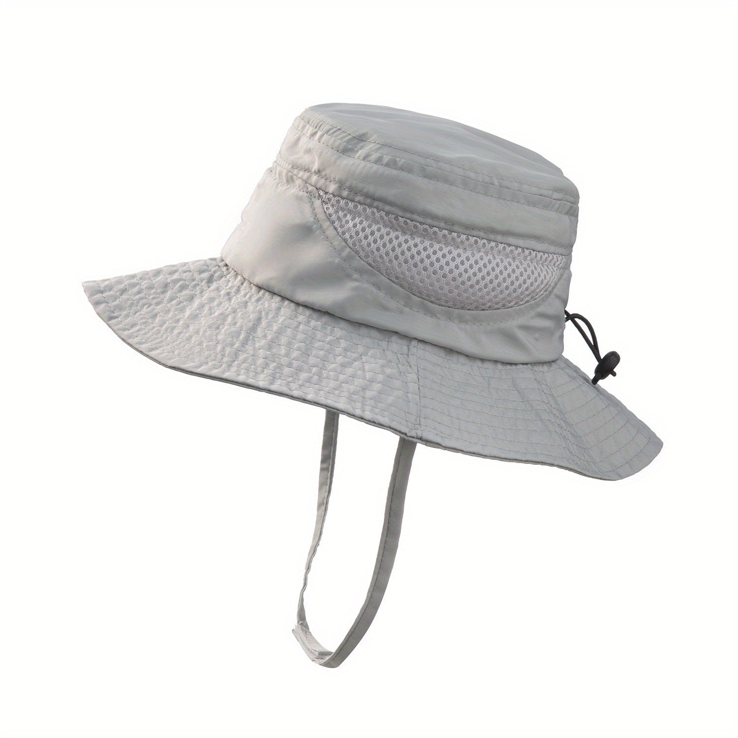 Boys Casual Mesh Bucket Hat Sun Protection Adjustable Comfortable Fis