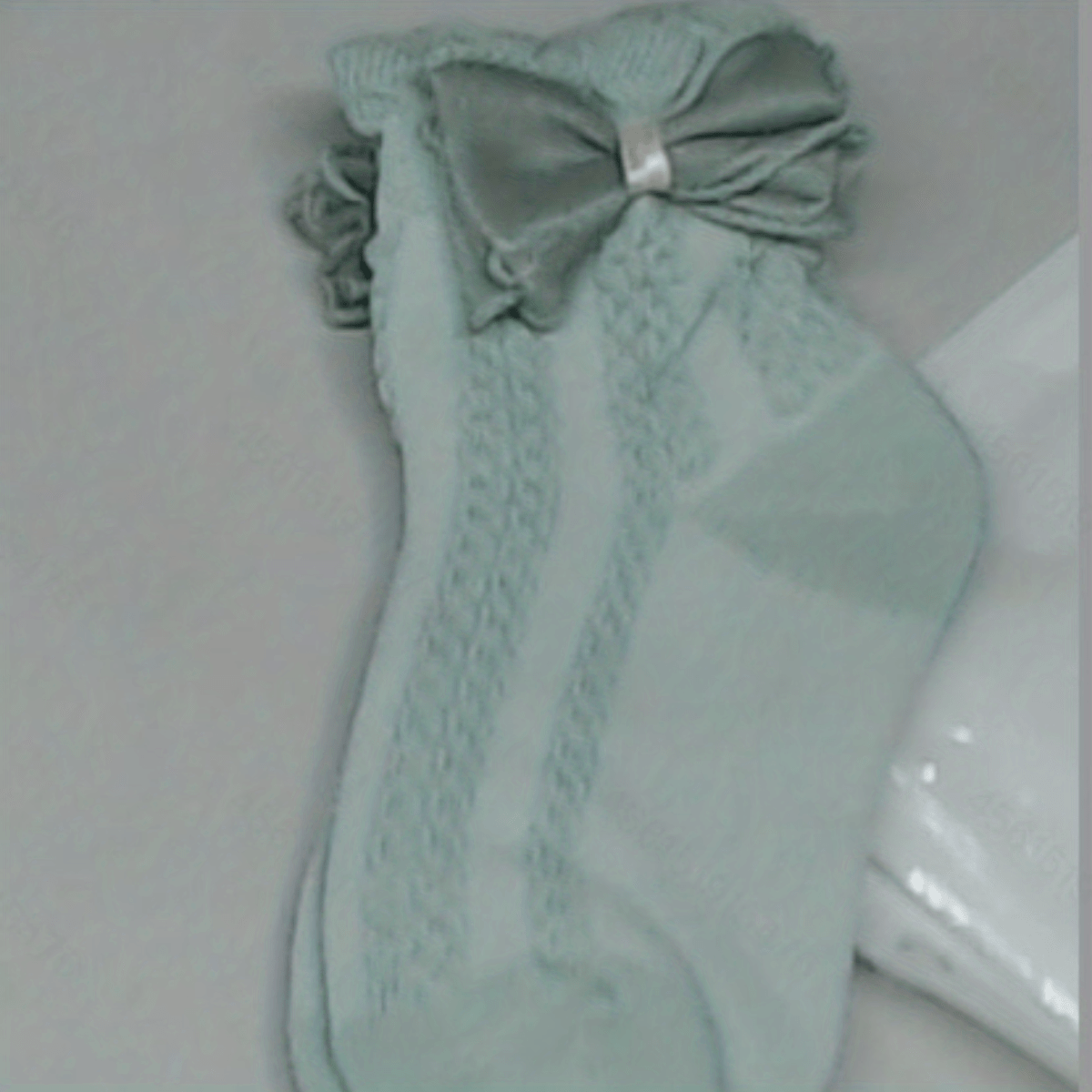 Girls Kids Bowknot Lace Sweet Socks Breathable Comfy Students Socks