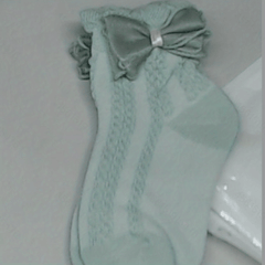 Girls Kids Bowknot Lace Sweet Socks Breathable Comfy Students Socks