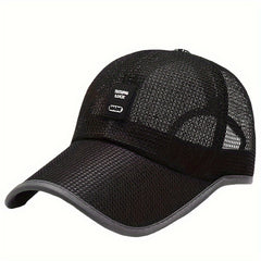 Mesh Baseball Cap Summer Outdoor Sun Cap Casual Sport Hat