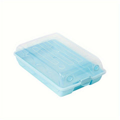 1pc Stackable Shoe Box With Lid Plastic Container Storage Organizer