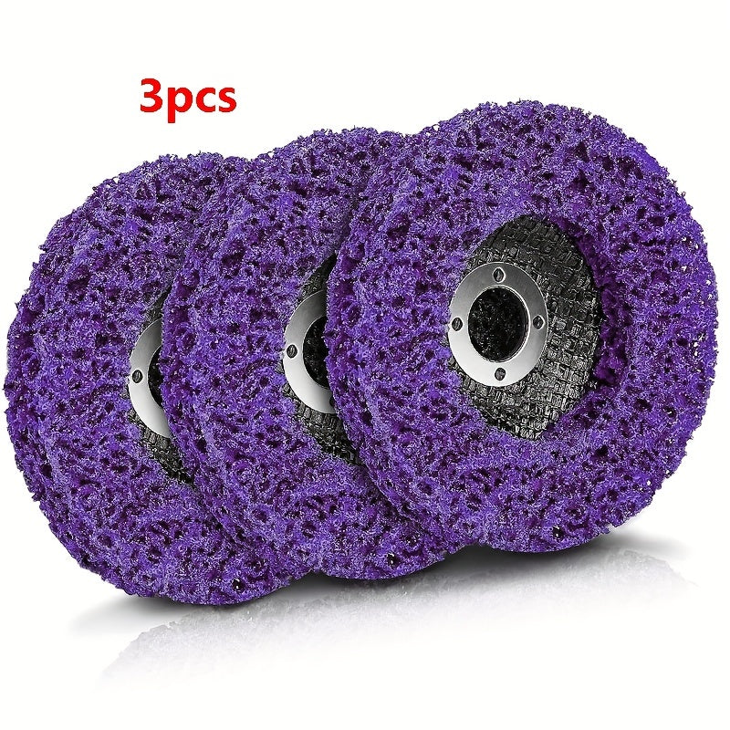 10 Purple Strip Discs Rust Remover Wheel For Angle Grinders