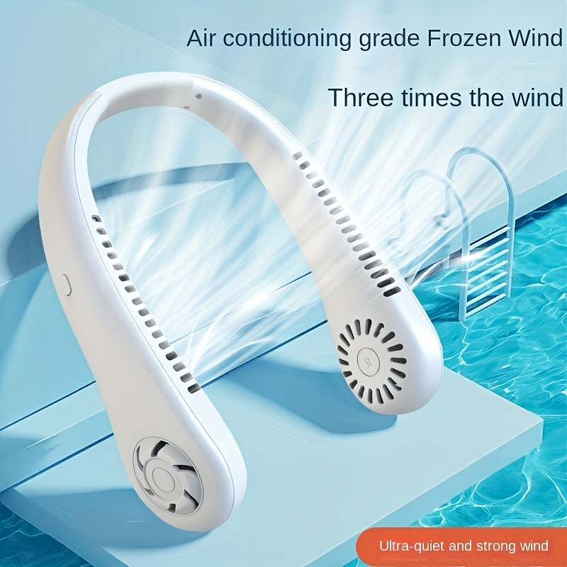 Portable Neck Fan USB Rechargeable Outdoor Sport Fan