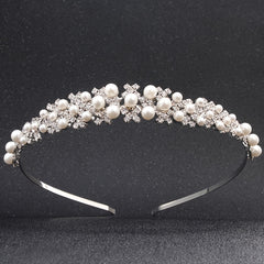 Faux Pearl Rhinestone Hairband Headband Party Favor Decorations