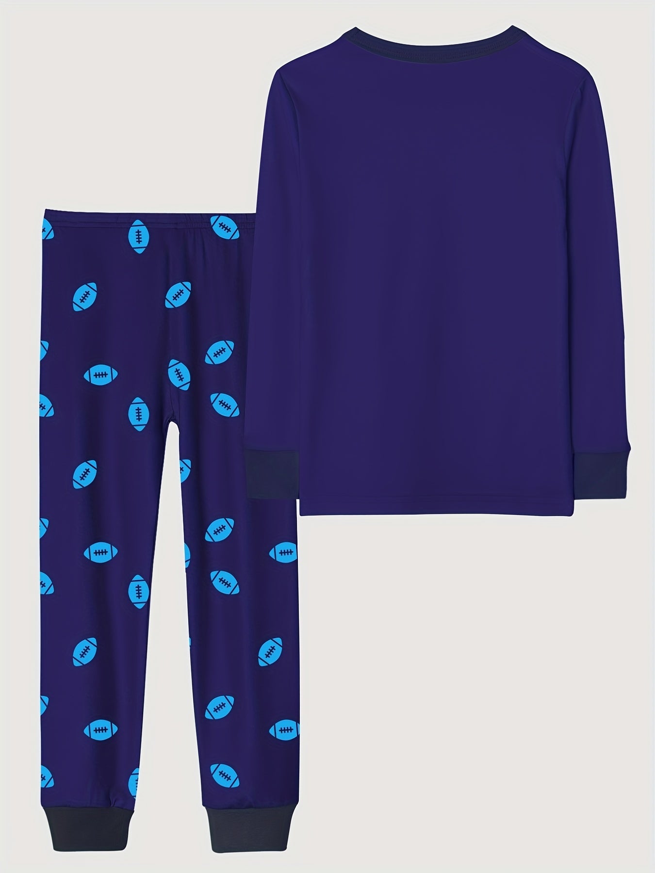 Rugby Skeleton Kid's Pajamas 2pc Set Halloween Style Comfy PJ Loungewear