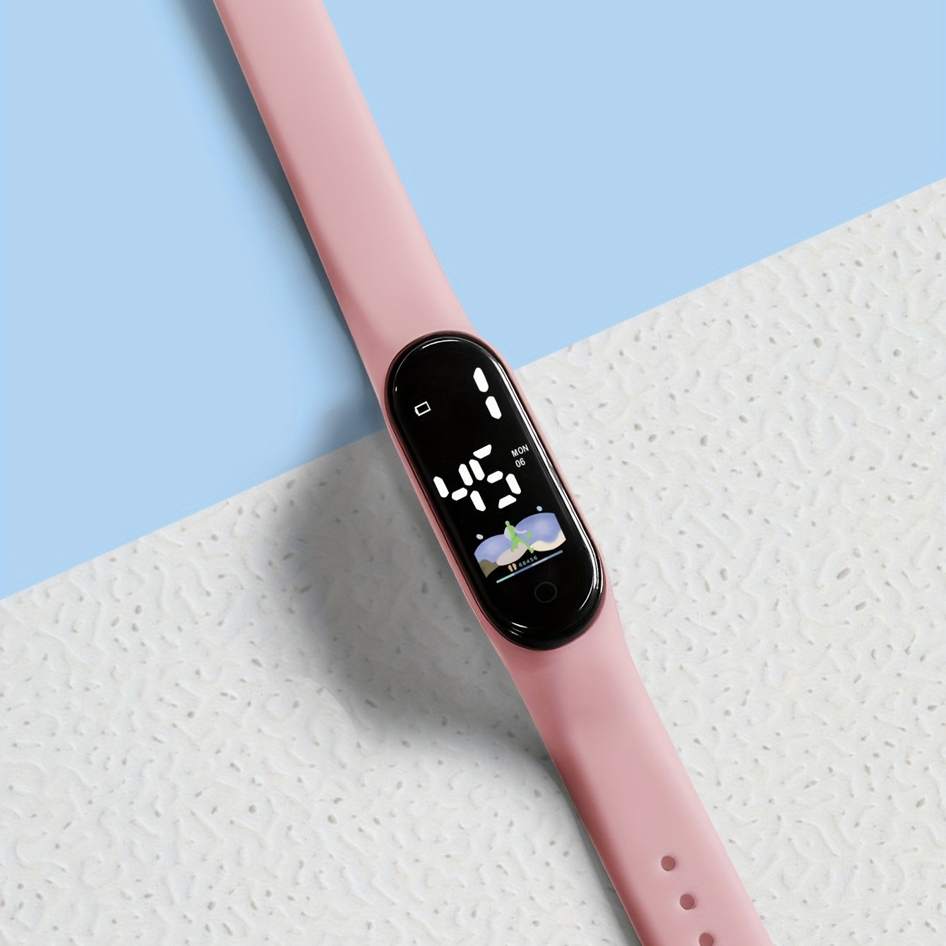 Girls Cartoon Sports Bracelet Watch Multicolor Electronic Watch