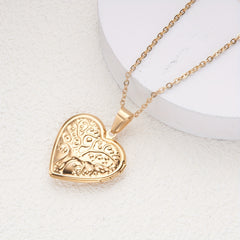 Heart Locket Necklace Tree Of Life Memorial