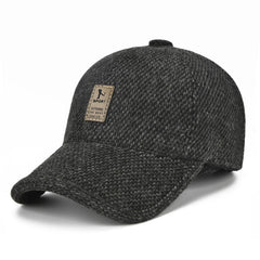 Men's Winter Ear Protection Baseball Cap - Windproof Thick Warm Cap
