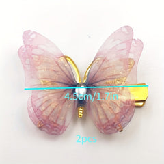 Butterfly Hair Clips for Baby Girls
