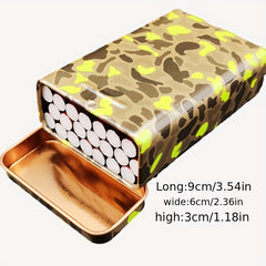 Square Iron Cigarette Box 20 Pack Clip For Men