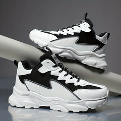 Men's Breathable Chunky Sneakers For Jogging Gym