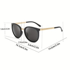 Round Metal Sunglasses For Women Men Large Outdoor Sports Glasses UV400
