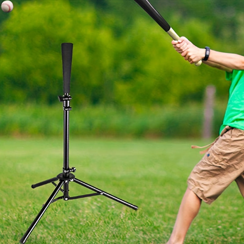 Adjustable Softball Baseball Batting Tee Tripod Stand Tee