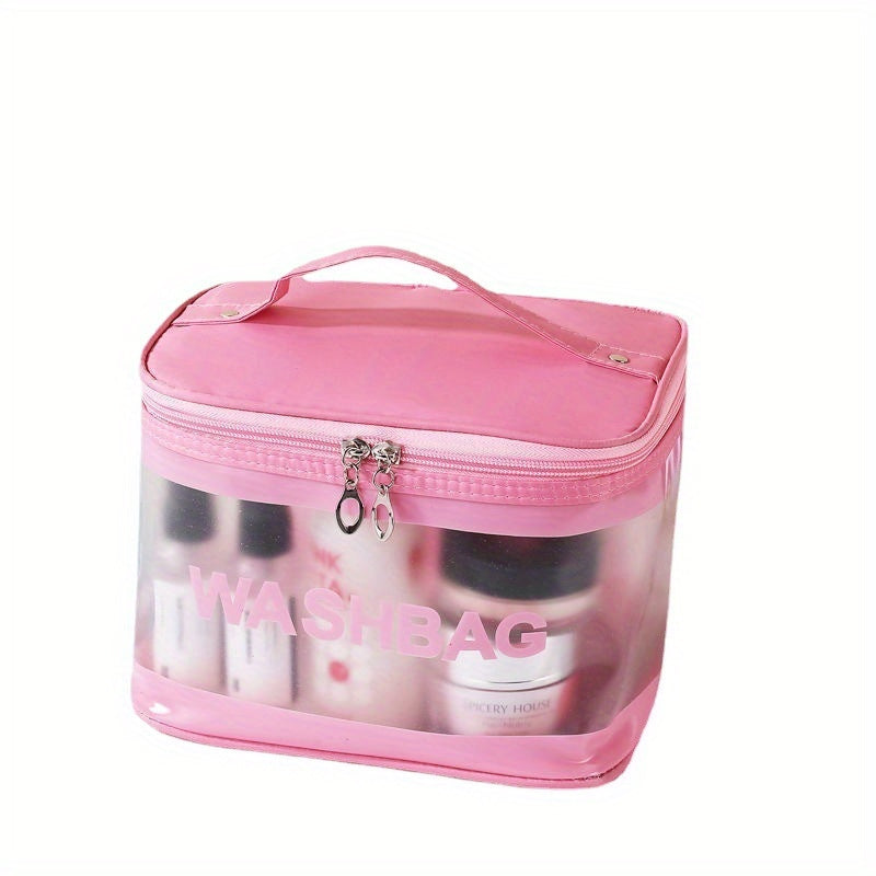 Transparent PVC Cosmetics Storage Bag Waterproof Makeup Pouch