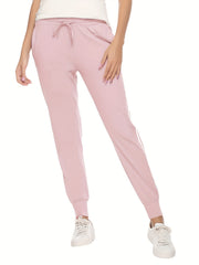 High Waist Jogger Pants Stripe Casual Workout Running Sweatpants