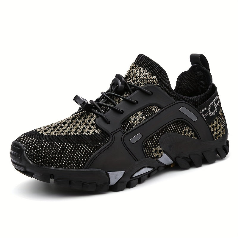 Men's Quick Drying Water Shoes Knitted Breathable Beach Aqua Shoes