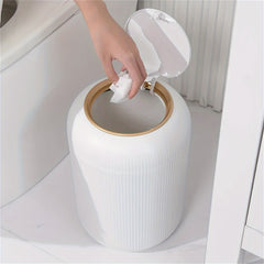 3 9 5L Anti Odor Trash Bin With Lid And Fashionable Plastic Trash Can