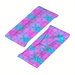 Men's Non Slip Workout Headband Pastel Purple Gradient Lightweight Hairband
