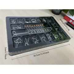 Set of 18 Unlockable Puzzle Toys - Perfect for Halloween & Christmas
