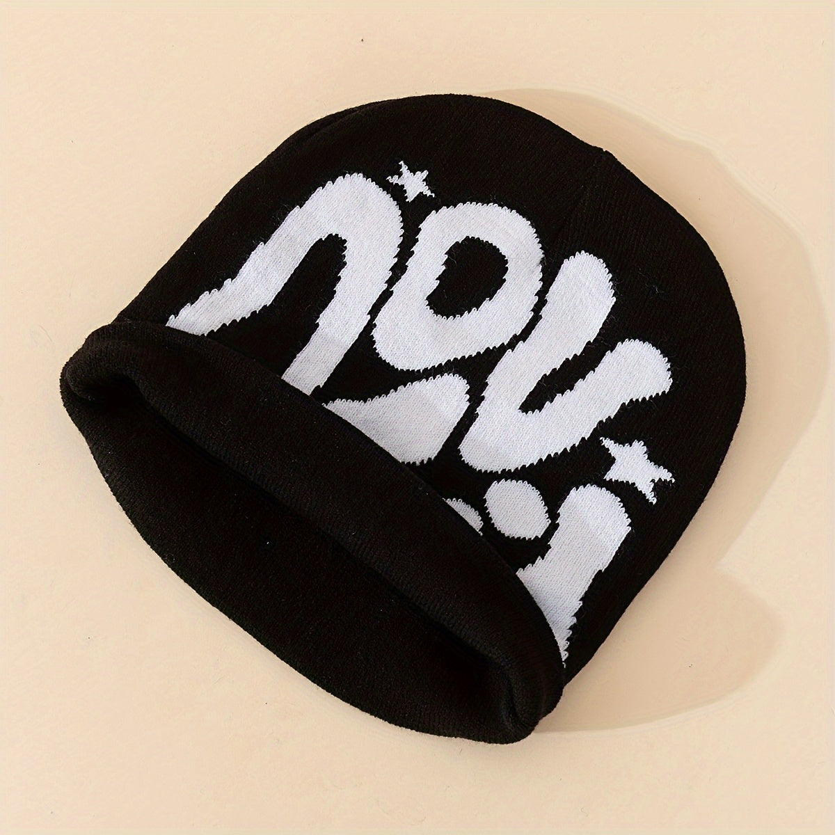 Men's Winter Knitted Beanie Hat Warm Hat