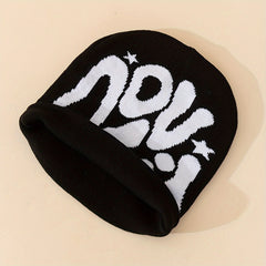 Men's Winter Knitted Beanie Hat Warm Hat