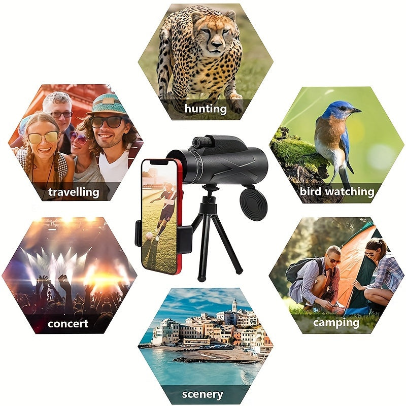 80x100 Monocular Telescope Ultra Long Distance Viewing Scope