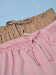 Lace Up Lounge Bottoms Drawstring Shorts Womens Loungewear
