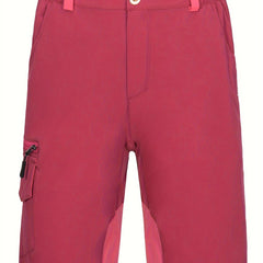 Women's Quick Drying Sports Shorts Zippered Pocket & Elastic Waist