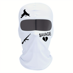 Outdoor Cycling Sunscreen & Dustproof Cap Print Full Coverage Hat