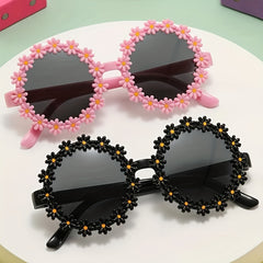 Y2K Daisy Frame Sunglasses UV Protection Girls Accessories