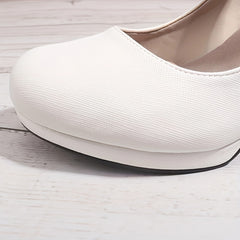 Stylish Buckle Strap Block Heels Outdoor Pumps