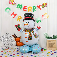 Christmas Gift Snowman Balloon Decoration