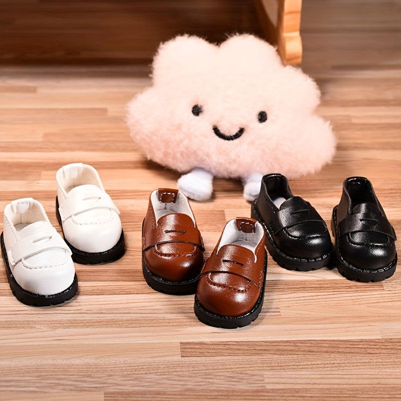 BJD Joint Doll Shoes Solid Loafer Shoes