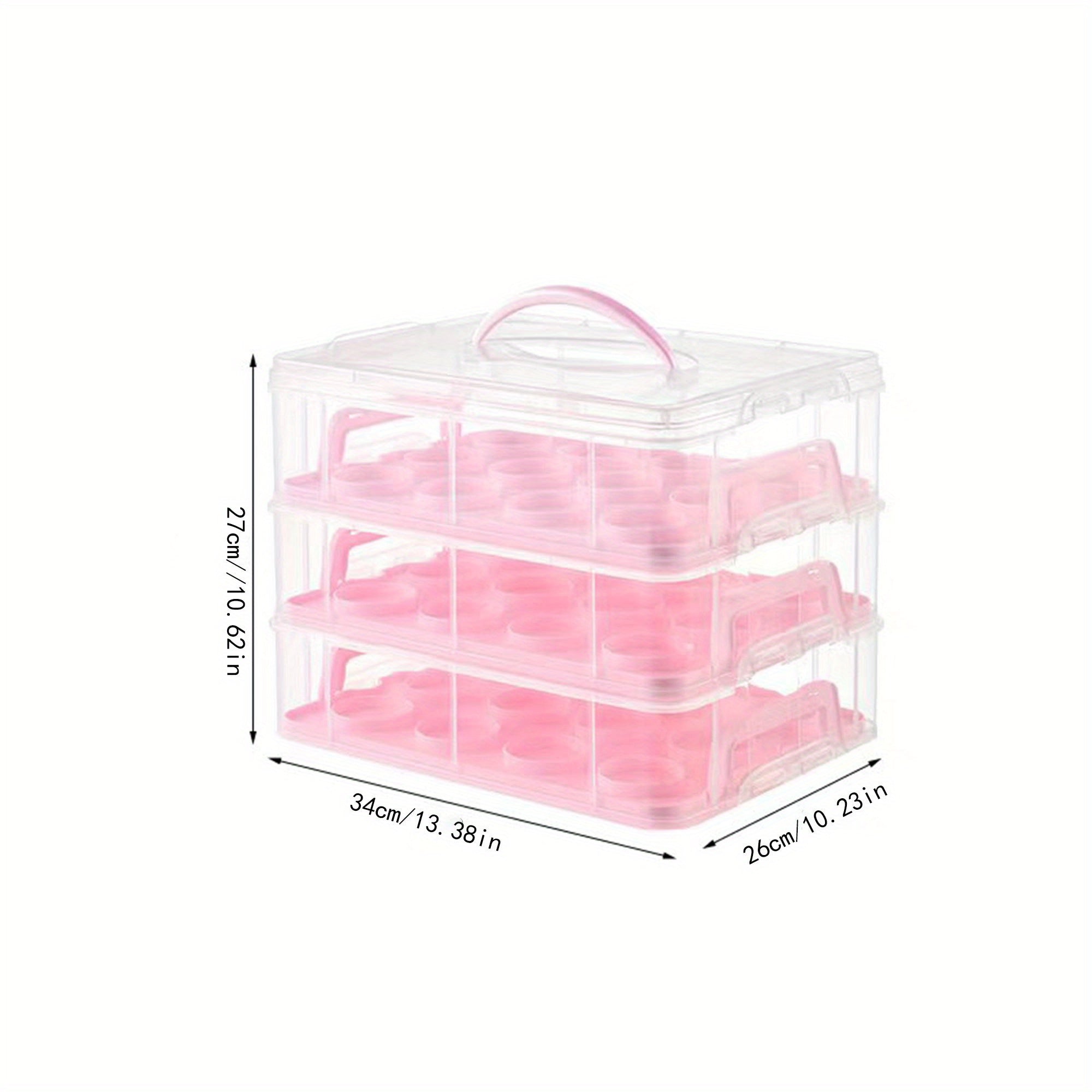 Convenient Cupcake Box Egg Tart Packaging Box Reusable Baking Egg Tart