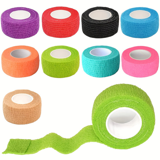 9pcs Pet Bandage Wraps Self Adhesive Vet Tape For Pets Colors