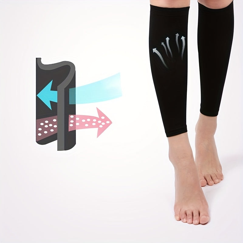 Unisex Compression Knee Pads Open Toe Breathable Foot Socks