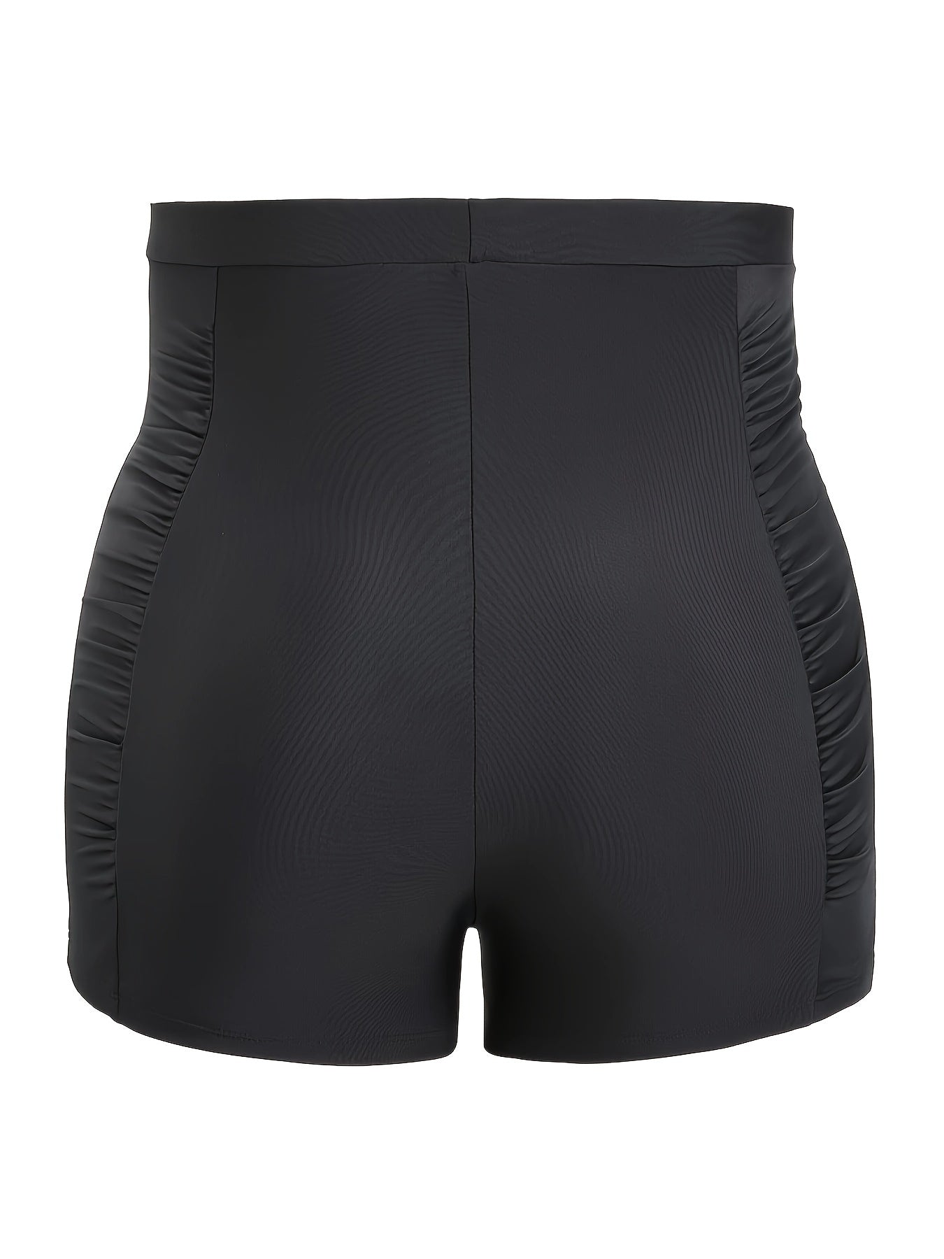 Ruched High Rise Bikini Bottoms