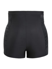 Ruched High Rise Bikini Bottoms