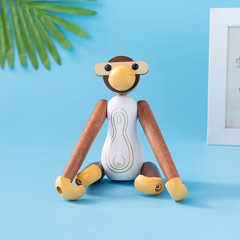 Creative Monkey Phone Holder Decoration Toy Wall-mounted Storage Rack