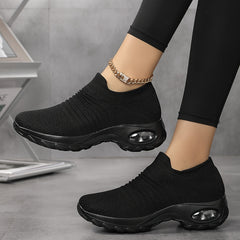 Women's Air Cushion Flying Sneakers with Breathable Comfort