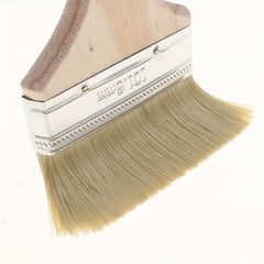 Wooden Handle Hair Brush Thickened Paint Brush Household Tool Brown Brush