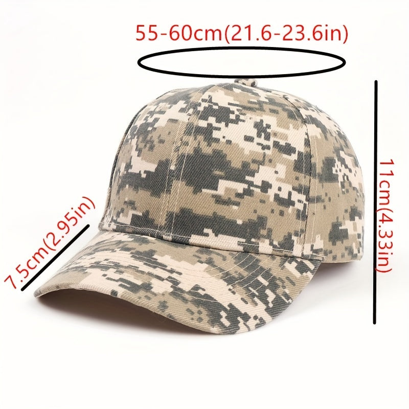 Camouflage Military Baseball Cap for Summer Sun Protection