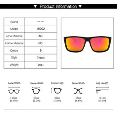 Polarized Driving Sunglasses Women Vintage Rectangular Sun Glasses