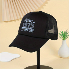 Adjustable Baseball Flat Bill Cap Vintage Style for Sport Travel Summer