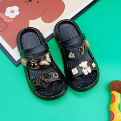 Girls' Breathable Open Toe Sandals Lightweight Comfort Anti-Slip Beach Summer