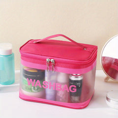 Transparent PVC Cosmetics Storage Bag Waterproof Makeup Pouch